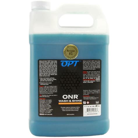 Optimum No Rinse Wash & Shine (ONR) - 128 oz - Detailed Image