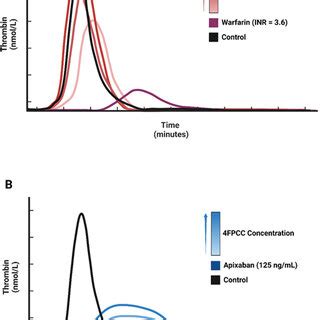 Components Of A Typical Thrombin Generation Curve Generated Using The