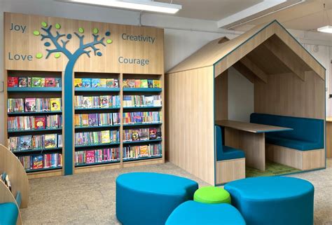 A New School Library Where Children Can Read For Pleasure