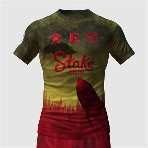 Watford Home Elton John Rocket Man FIFA 23 Kit Creator Showcase