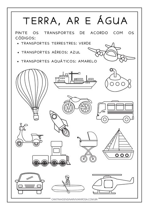 Meios De Transporte Ed Infantil - Plano de aula meios de transporte para a Educação Infantil