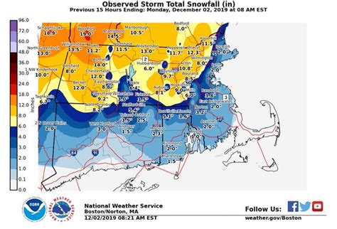 Total Snow Accumulation Map