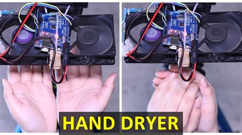 How To Make An Automatic Hand Dryer Arduino Project Youtube