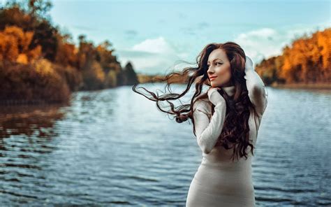 Fondos De Pantalla Luz De Sol Mujer Modelo Puesta De Sol Mar