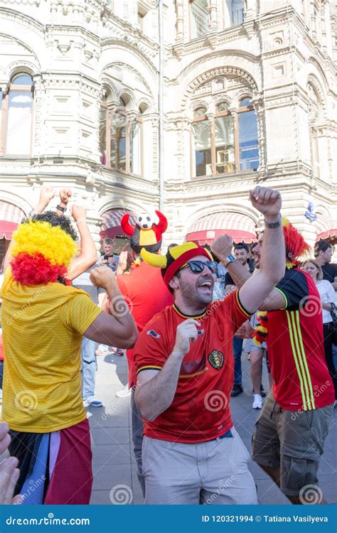 Moscow Russia World Cup 2018 Football Fans Editorial Stock Image