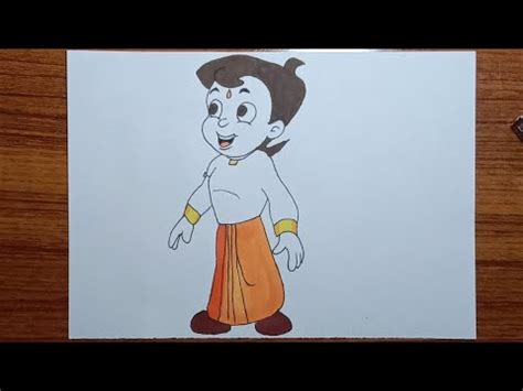 How To Draw Chota Bheem Easy Step By Step Simple Drawing Method Easy