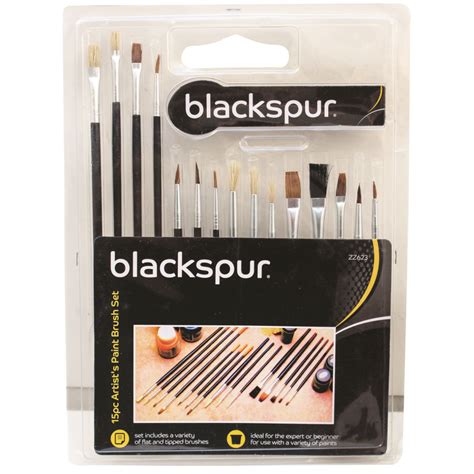 Blackspur Pc Artists Paint Brush Set Mark Up Wholesale