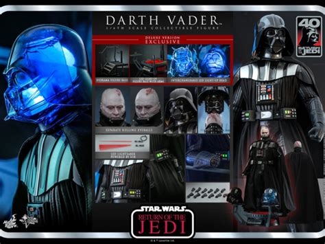 Hot Toys Star Wars Return Of The Jedi Darth Vader Sixth Scale Figures Revealed Jedi News