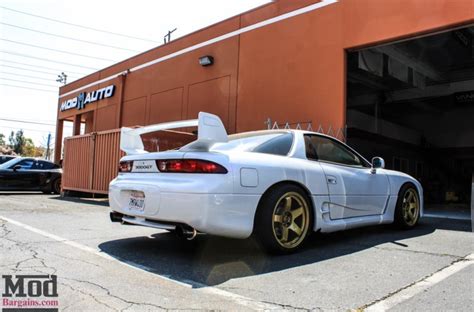 Rare Modded Mitsubishi 3000gt Vr4 Gets Gold Wheels