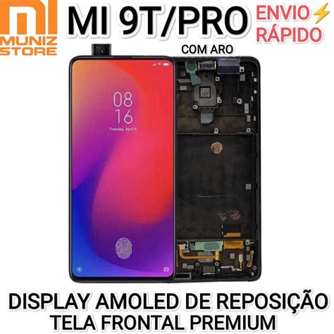 Frontal Mi 9T Mi 9T Pro Amoled Premium Moldura Carcaça Módulo Frame