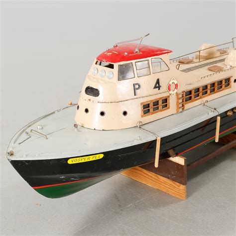 A 20th Century Model Boat Vosper Pl4 Bukowskis