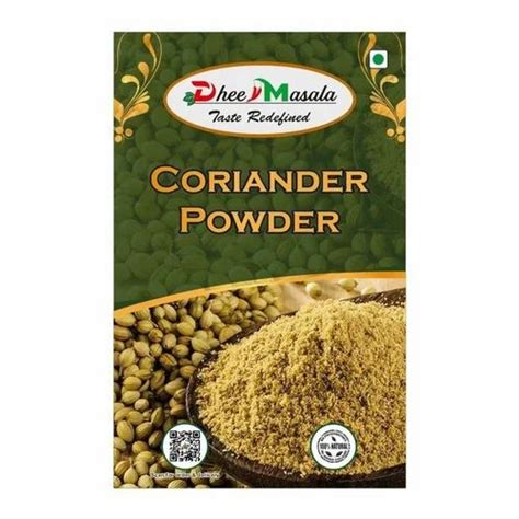 Dried Green Dhee Masala Coriander Powder For Kitchen Gm At Rs