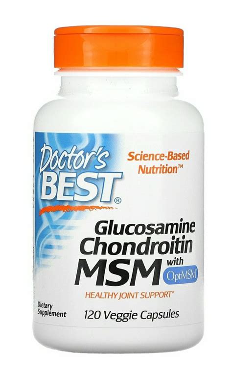 Doctors Best Glucosamine Chondroitin Msm With Optimsm