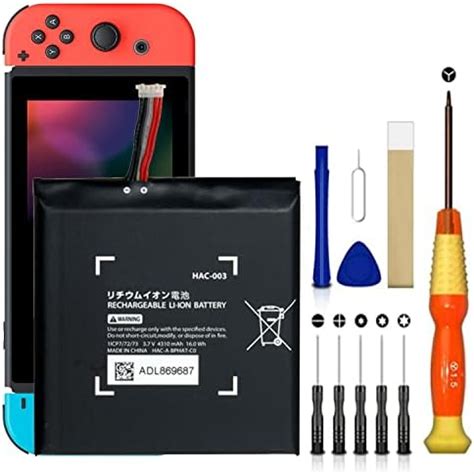 Amazon WUHAO For Nintendo Switch Battery HAC 003 Upgraded For