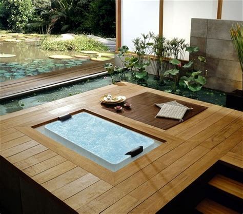 25 designs for indoor and outdoor jacuzzi provide spa experience ever ...