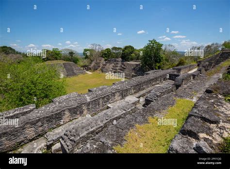 Xunantunich Maya ruins in Belize Stock Photo - Alamy