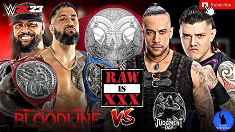 THE BLOODLINE VS THE JUDGEMENT DAY WWE RAW TRIPLE X EDITION 2023