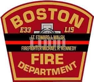 2" Boston Fire LODD Lt.Edward Walsh & Firefighter Michael Kennedy ...