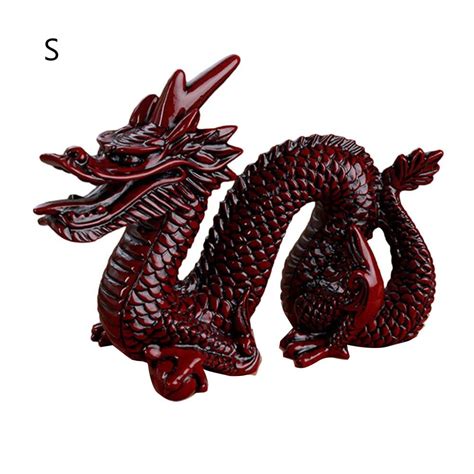 Good Lucky Golden Dragon Chinese Zodiac Dragon Statue Sculpture Desktop Decora