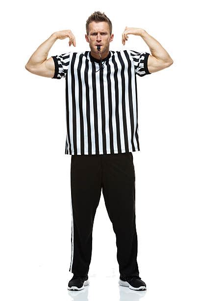 Front View Of American Football Referee Stock Photos, Pictures ...