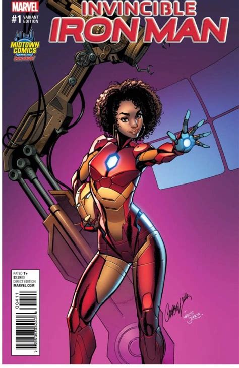 Invincible Iron Man 1 By J Scott Campbell Iron Man Black Comics Midtown Comics