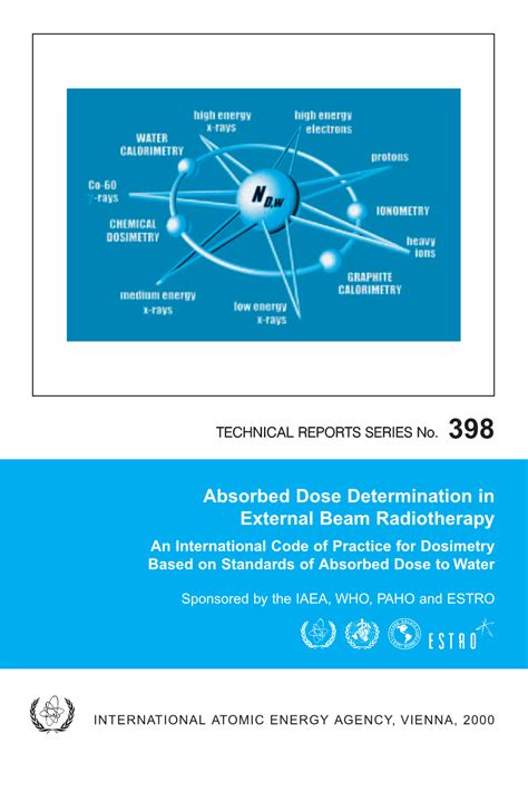 Absorbed Dose Determination In External Beam Radiotherapy An