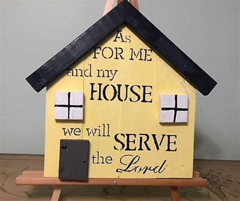 As For Me And My House We Will Serve The Lord Joshua 2315 Etsy