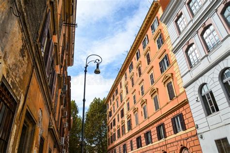 Roman Old Beautiful House with Sculptures Stock Photo - Image of rome ...