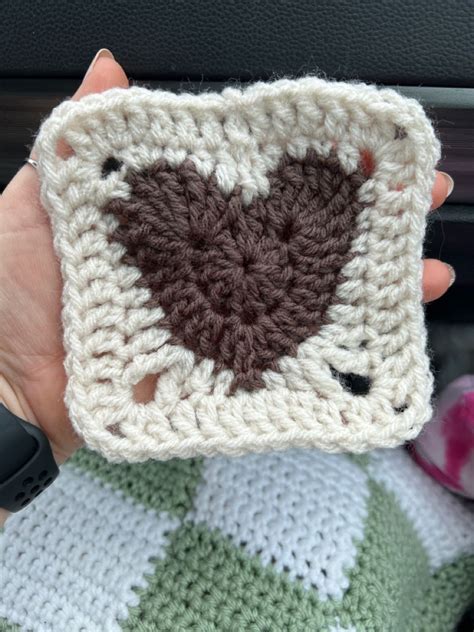 Cute Crochet Granny Square Heart Artofit