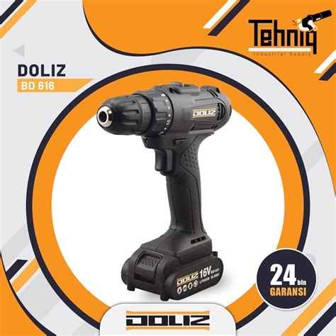 Jual Mesin Bor Baterai Bor Tangan Doliz Bd Cordless Drill Bd