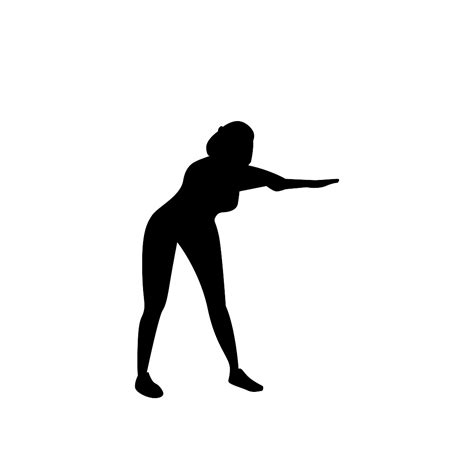 Free Woman Doing Squats Svg Mediamodifier