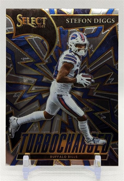 Stefon Diggs Panini Select Turbocharged Tur Buffalo Bills Ebay