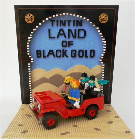 Lego Tintin Land Of Black Gold Tintin Has Been One Of My F Flickr