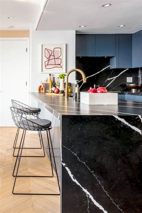 Dramatic Waterfall Countertops You Will Want To Have In Your Kitchen