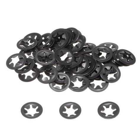 60 Pack Internal Tooth Star Lock Washers M5 Quick Speed Locking Washers