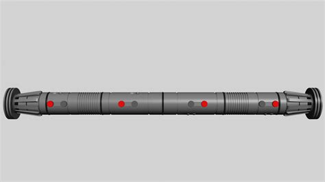 sith darth maul lightsaber 3d model