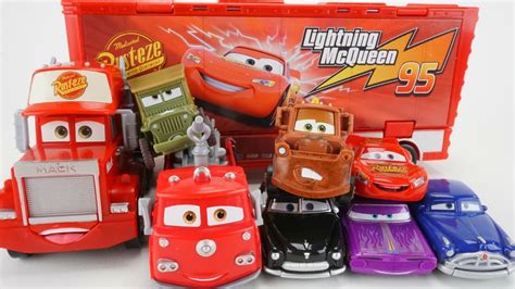 Disney Cars New Wheel Action Drivers Mack Race Hauler Red Sarge