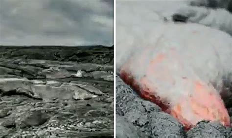 Hawaii Volcano Eruption Stunning Kilauea Time Lapse Shows Lava Flow