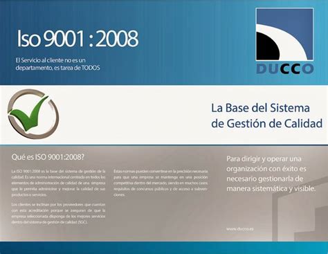 Por qué implantar la ISO 9001 Gestion Exito Tarea