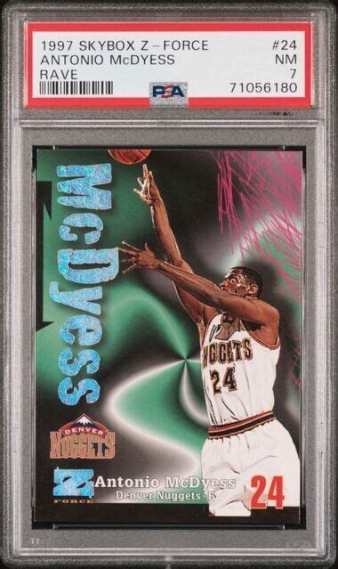 1997 Skybox Z Force ANTONIO MCDYESS Rare RAVE 356 399 24 PSA 7 Pop 1