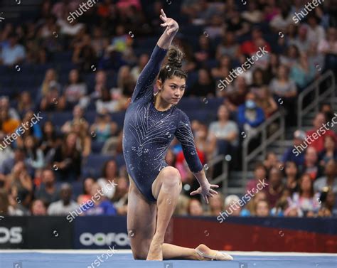 Kayla Dicello Competes On Floor Exercise Editorial Stock Photo - Stock ...