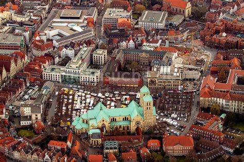 Luftaufnahme M Nster St Paulus Dom Und Domplatz In Der Altstadt In