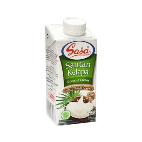 Sasa Santan Kelapa Bubuk 20gr Dan Cair 200ml Satuan Lazada Indonesia