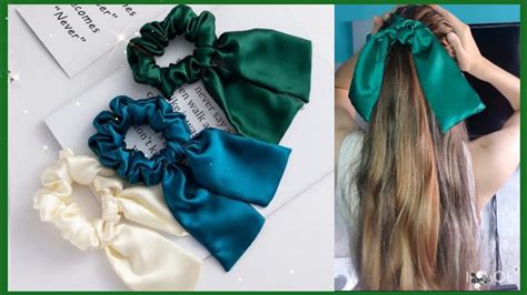 Diy Scrunchie C Mo Hacer Un Scrunchie F Cil De Satin O Seda Paso A