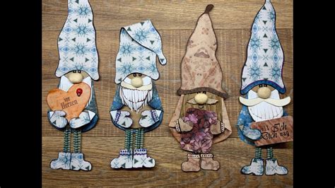 Wichtel Basteln Aus Papier Zwerge Basteln Aus Papier Gnome DIY