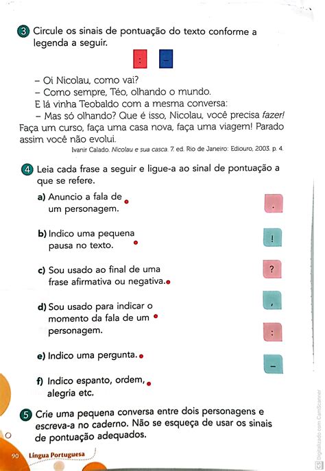 Atividades Sobre Dois Pontos E Travessão 3 Ano