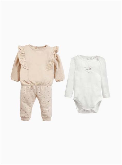 Ripley CONJUNTO NIÑA COLLOKY NUDE 3 PIEZAS