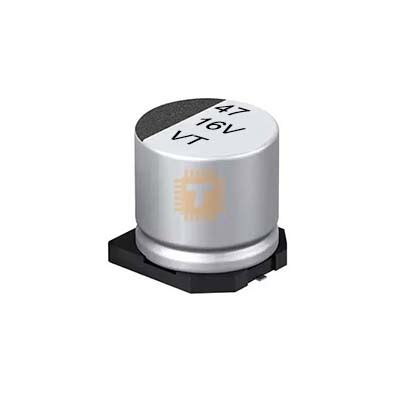 Ca Uf V Electrolytic Capacitor Aluminium Smd X Mm