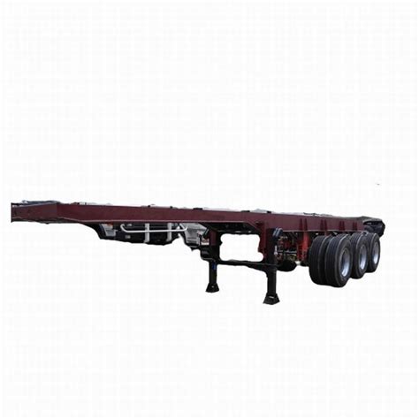 3 Axle Flatbed Trailer 20ft 40ft Truck Trailers High Quality 3 Axle