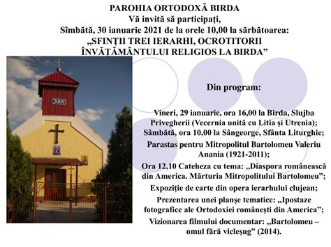 Parohia Ortodoxă Birda În curând